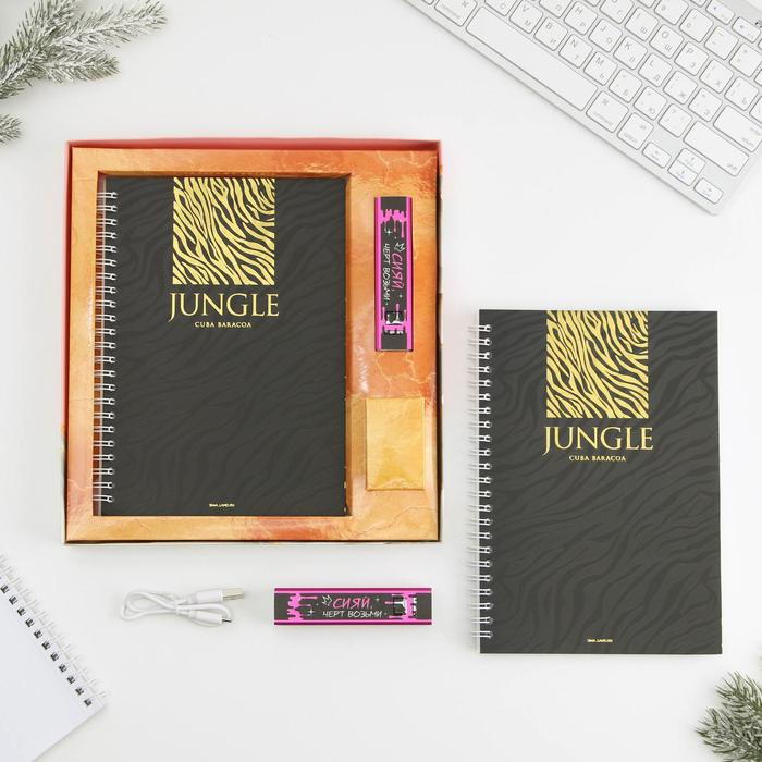 Набор ежедневник и павер банк, мод.РВ-04, &laquo;Сияй&raquo;, 22,7 х 24,5 см.