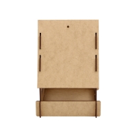 Kopмушка для птиц, 22 &times; 17 &times; 17 см, разобранная, &laquo;Юрта&raquo;, Greengo