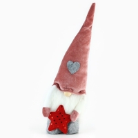 Новогодняя игрушка &laquo;Симпатичный гномик&raquo;, 35см, светящийся в темноте, на новый год