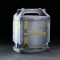 Набор питьевой Jungle, 7 предметов: графин 500 мл, стопка 6&times;50 мл, с гравировкой и напылением, цвет напыления серебряный