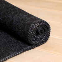 Лежак для бани темный с вышивкой "Чемпион по банному спорту" 145х50 см Лежак для бани темный с вышивкой "Чемпион по банному спорту" 145х50 см