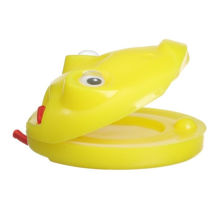 Набор погремушек &laquo;Лягушата: кастаньеты + перкуссионный маракас, 3 шт., цвет желтый, Крошка Я