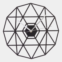 Часы настенные из металла "Паутина", бесшумные, d-30 см, АА Часы настенные из металла "Паутина", бесшумные, d-30 см, АА