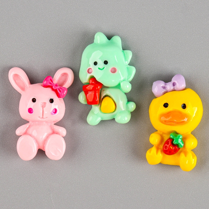 Гелевые свечи &laquo;Пушистики&raquo;, с кабашонами