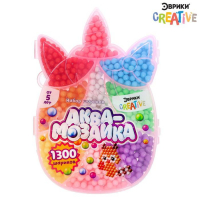 Набор шариков для аквамозаики &laquo;Единорог&raquo;, 1300 шариков