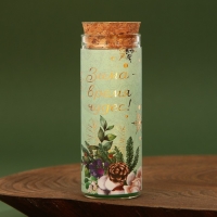 Новогодняя свеча в колбе &laquo;Новый год: Время чудес&raquo;, аромат мята