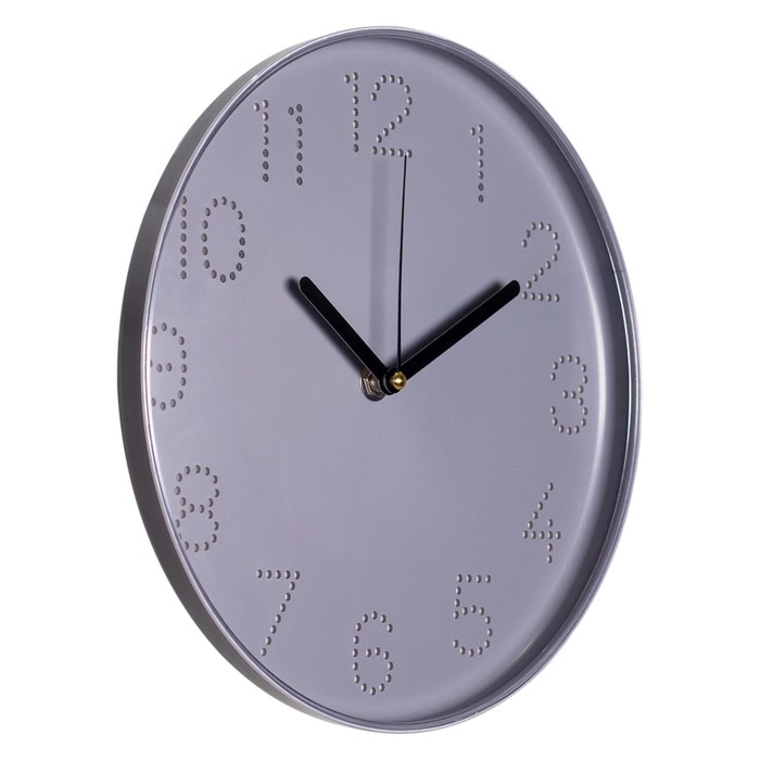Часы настенные, интерьерные "Классика", бесшумные, d-25 см, АА
