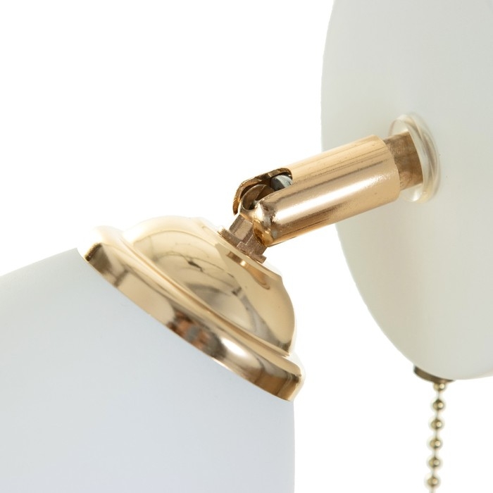 Бра 2729/1 E27 40Вт бело-золотой