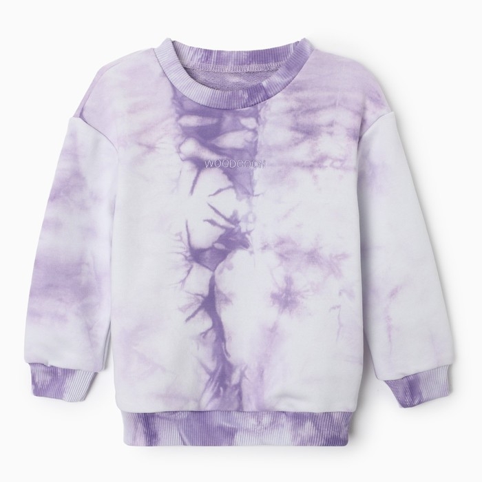 Свитшот &laquo;Тай-дай&raquo; детский, цвет лаванда, рост 140 см