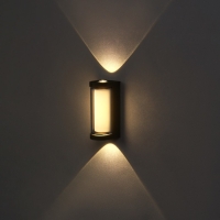 Светильник фасадный &laquo;Лампа&raquo;, FSD-061, 8 Вт, 3000К, IP65, 220 В, пластик, черный