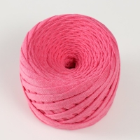 Трикотажная пряжа "Риббон" 85м/170&plusmn;5 гр (Ярко-розовый)