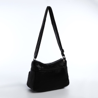 Сумка-мешок на молнии, цвет чёрный