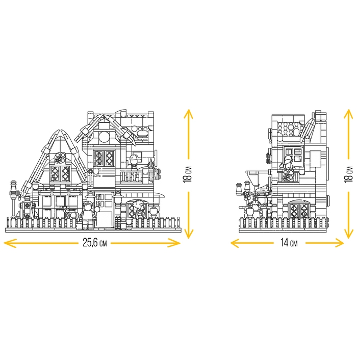 Конструктор &laquo;Лавка чудес&raquo;, 939 деталей