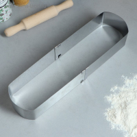 Форма для выпечки с регулировкой размера &laquo;Овал&raquo;, h-6,5 см, 24х10 - 41х10 см