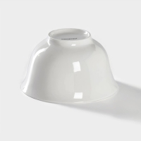 Салатник фарфоровый Magistro &laquo;Кувшинка Бланш&raquo;, 700 мл, d=15 см, цвет белый