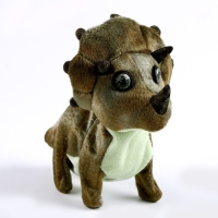 Мягкая музыкальная игрушка &laquo;Динозаврик&raquo;, 16 см, цвет тёмно-зеленый