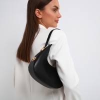 Сумка женская багет на молнии, цвет чёрный Сумка женская багет на молнии, цвет чёрный