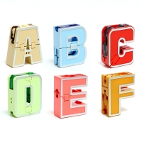 Робо-буквы &laquo;Звери&raquo;, набор 6 в 1, трансформируются, собираются в 1 робота