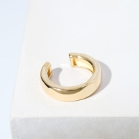 Серьга &laquo;Кафф&raquo; роспись, цвет золото