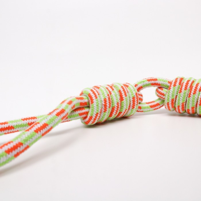 Игрушка тренировочная канатная Игрушка тренировочная канатная "Бесконечность", 48 см, до 130 г, микс цветов
