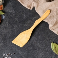 Лопатка дубовая &laquo;Косая&raquo;, 30 см, МИКС