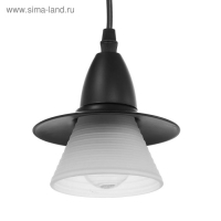 Светильник ЭкономСвет 36081/3 3х40Вт Е27 черный 33х33х75 см