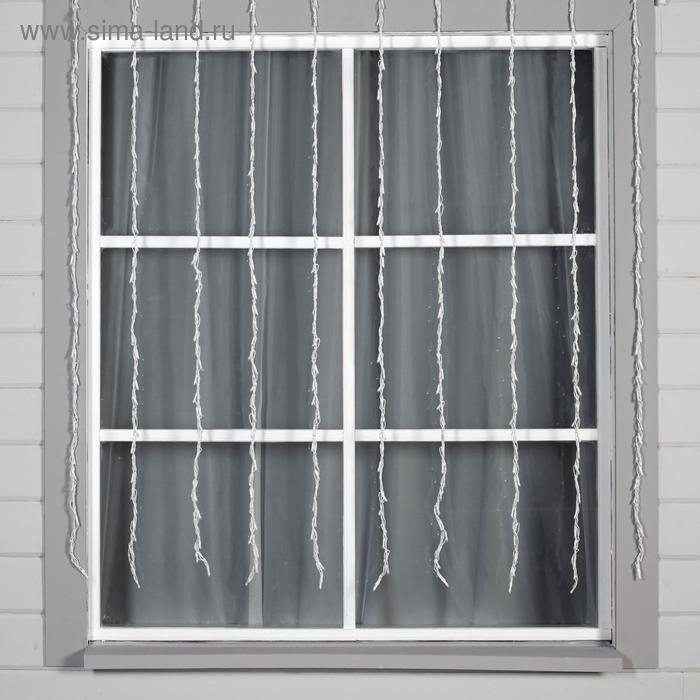 Гирлянда &laquo;Водопад&raquo; 2 &times; 1.5 м, IP44, УМС, белая нить, 400 LED, свечение белое, 8 режимов, 220 В