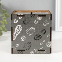 Копилка куб "Достатка и благополучия" 10х10х10 см