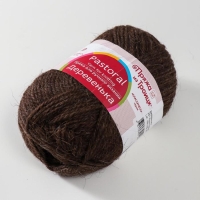 Пряжа "Деревенька" 100% шерсть 170м/100гр (251 коричневый)