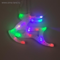 Светодиодная фигура &laquo;Олень&raquo; 30 &times; 23 см, пластик, 220 В, свечение мульти (RG/RB)