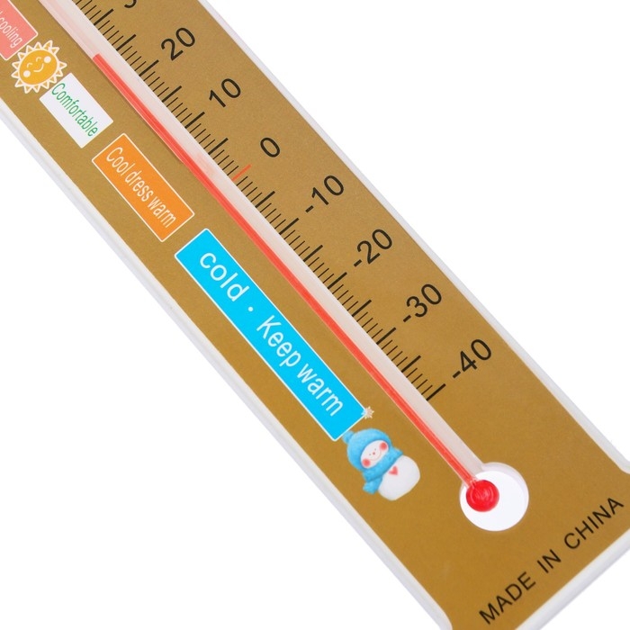 Термометр комнатный &laquo;Мишка в очках&raquo;, цвет МИКС