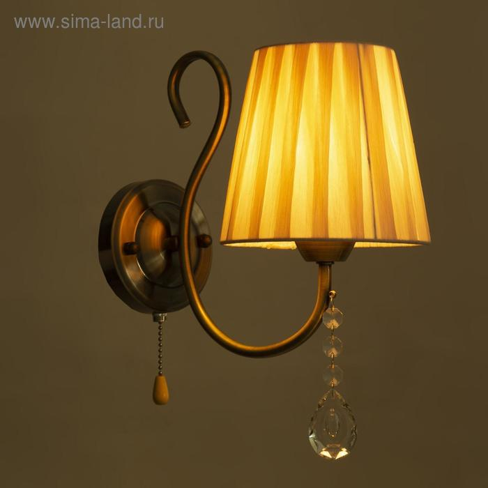 Бра Бра "Доротея" 1х40Вт E14 бронза 20х15х30 см.