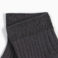 Носки детские Крошка Я BASIC LINE, 12-14 см, тёмно-серый Носки детские Крошка Я BASIC LINE, 12-14 см, тёмно-серый
