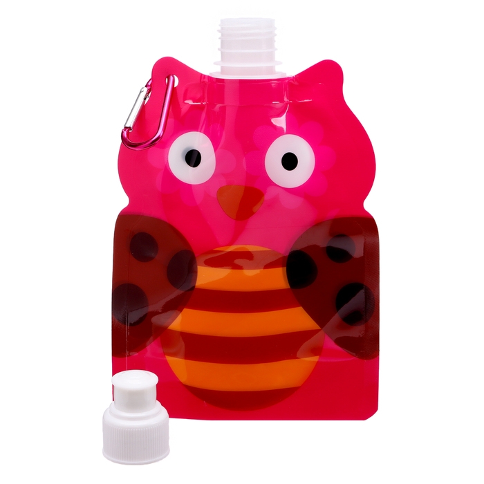 Фляжка для воды детская, 280 мл "Медвежонок", 22 х 12 см