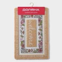 Коврик придверный Доляна, 40&times;60 см, ПВХ