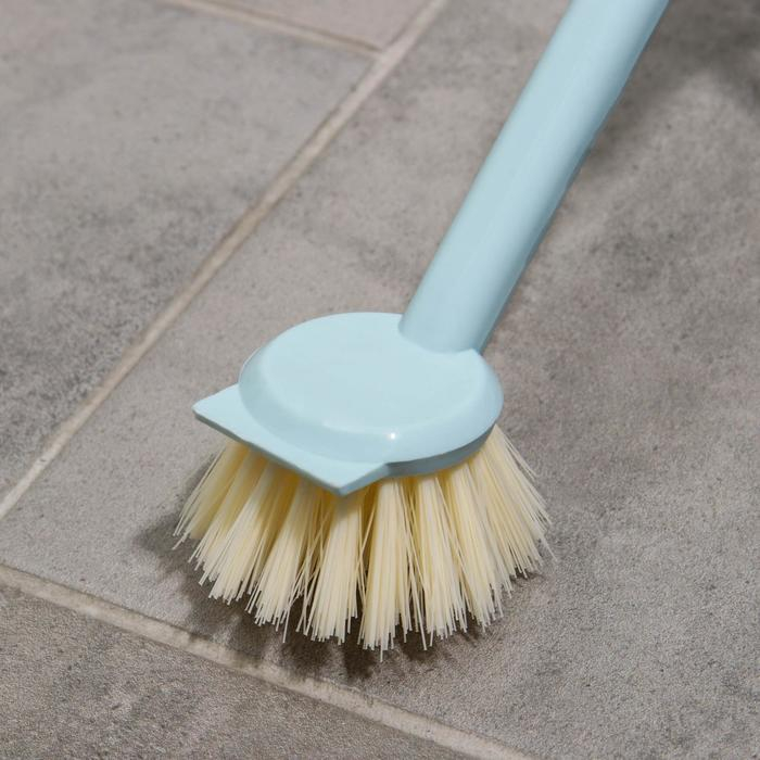 Щётки для уборки Доляна, 4 предмета: совок, 3 щётки, 30&times;21&times;12 см, цвет МИКС