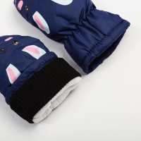 Варежки зимние детские MINAKU, цвет синий, размер 16 (18 см) Варежки зимние детские MINAKU, цвет синий, размер 16 (18 см)