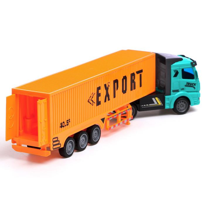 Грузовик инерционный &laquo;Контейнеровоз&raquo;, масштаб 1:48