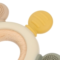 Прорезыватель силиконовый &laquo;Массажер&raquo;, цвет розовый, бежевый, Mum&Baby