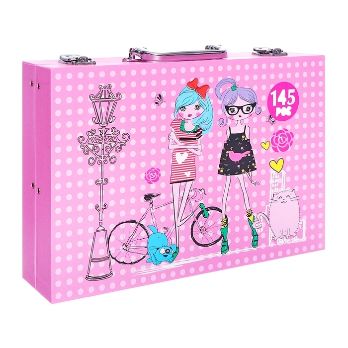 Набор для рисования Девочки Розовый