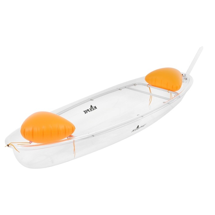 Каяк KELPIE, прозрачный, 1-местный, 245х75х30 см