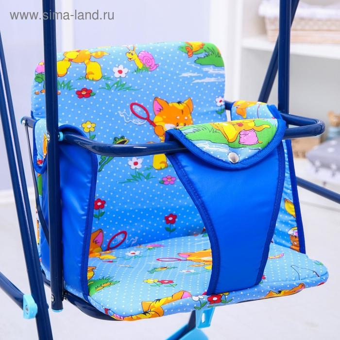 Качели детские напольные «Ветерок», цвет синий,рисунок МИКС Качели детские напольные «Ветерок», цвет синий,рисунок МИКС