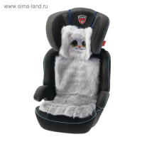 Накидка &laquo;АВТОНЯША&raquo; для детского автокресла, Кошечка, светло-серая