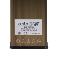 Блок питания Ecola для светодиодной ленты 12 В, 150 Вт, IP53 Блок питания Ecola для светодиодной ленты 12 В, 150 Вт, IP53