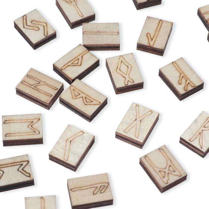 Руны гадальные &laquo;Классические&raquo;, 24 руны, мешочек (12х18 см), 16+