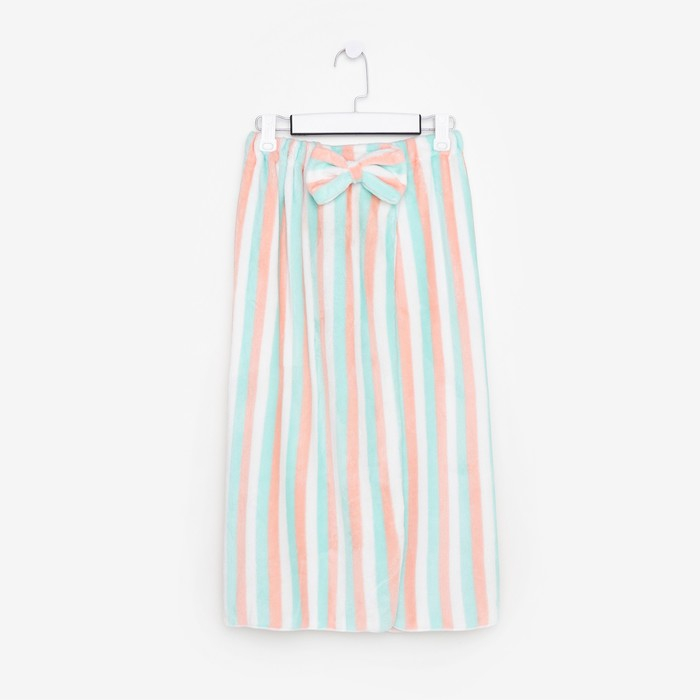 Набор для бани и ванной Этель Набор для бани и ванной Этель "Полосы" полотенце-парео 75*120 см+повязка