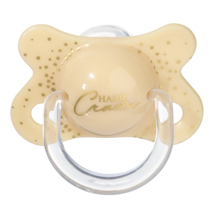 Соска - пустышка силиконовая новогодняя &laquo;Счастье&raquo;, ортодонтическая, от 6 мес., в контейнере