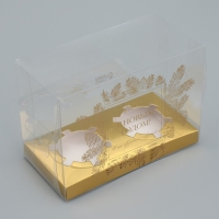 Коробка для капкейка &laquo;Верь в мечту&raquo;, золото, 8 х 16 х 11.5 см, Новый год