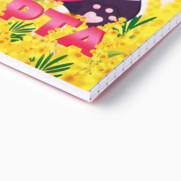 Блокнот &laquo;Панда, 8 Марта&raquo;, А6, 40 листов в клетку, обложка картон