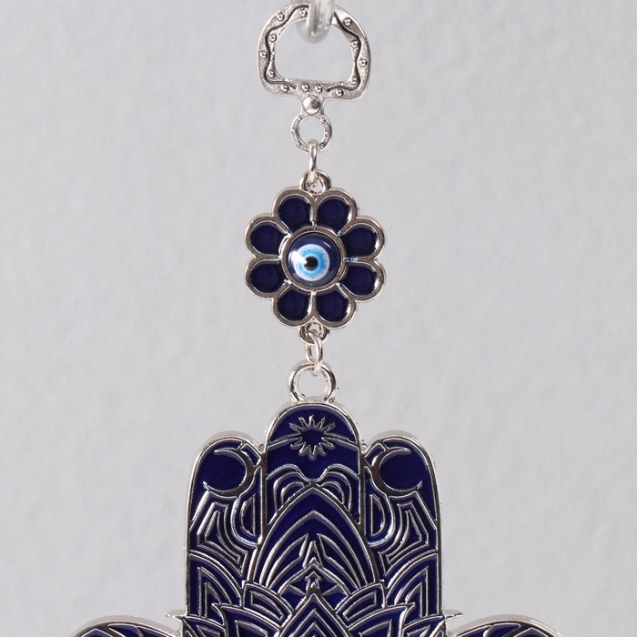 Подвеска от сглаза Подвеска от сглаза "Рука Фатимы с лотосом" 9х22 см